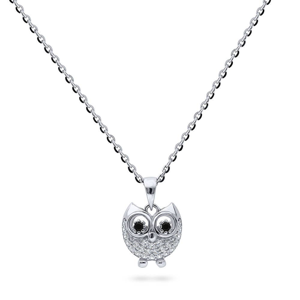 Silver Owl cheapest Necklace