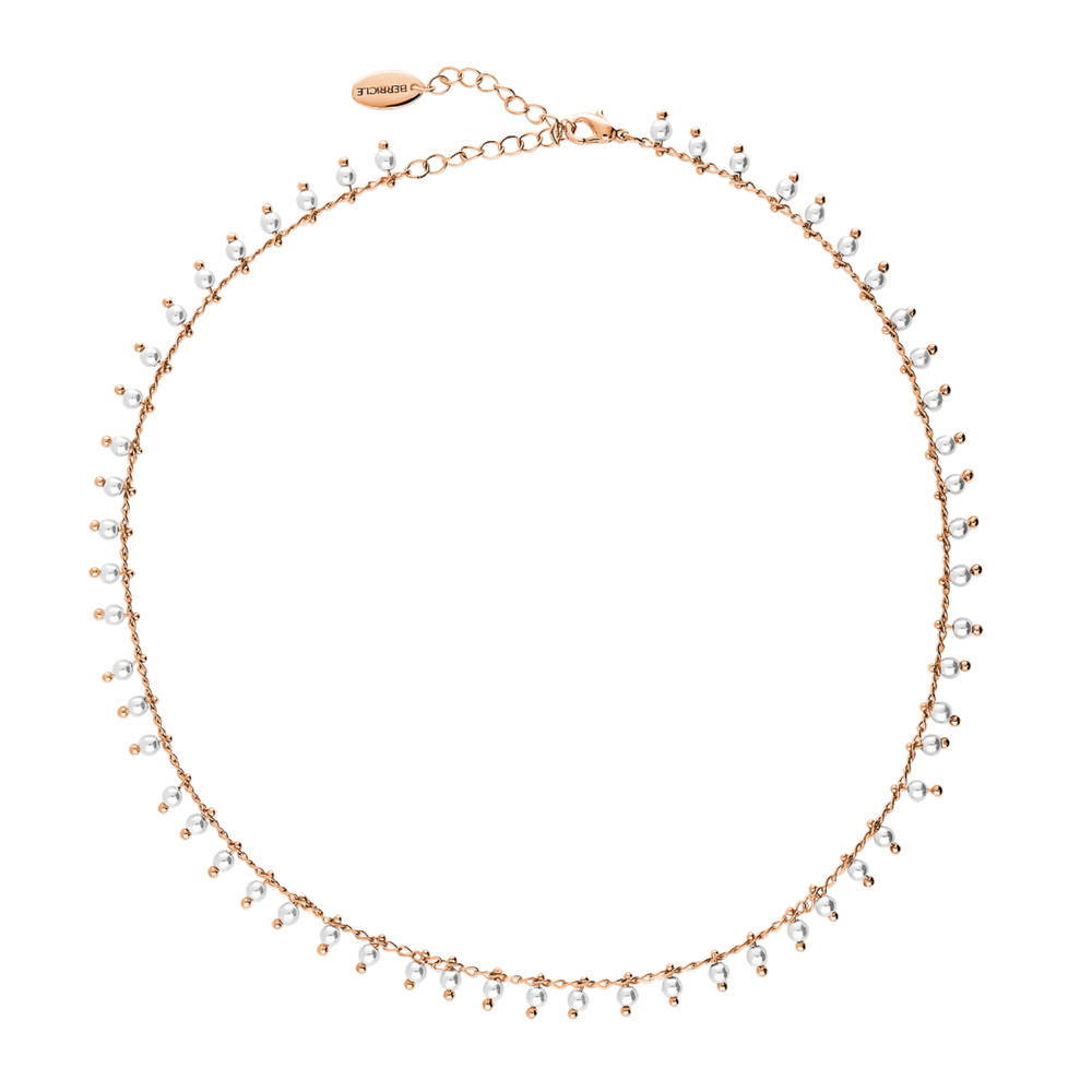 Imitation Pearl Station Necklace #N1654 – BERRICLE