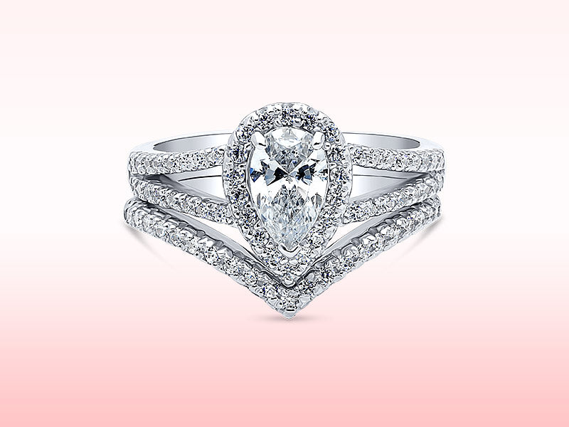 CZ Bridal Wedding Sets & Engagement Ring Sets