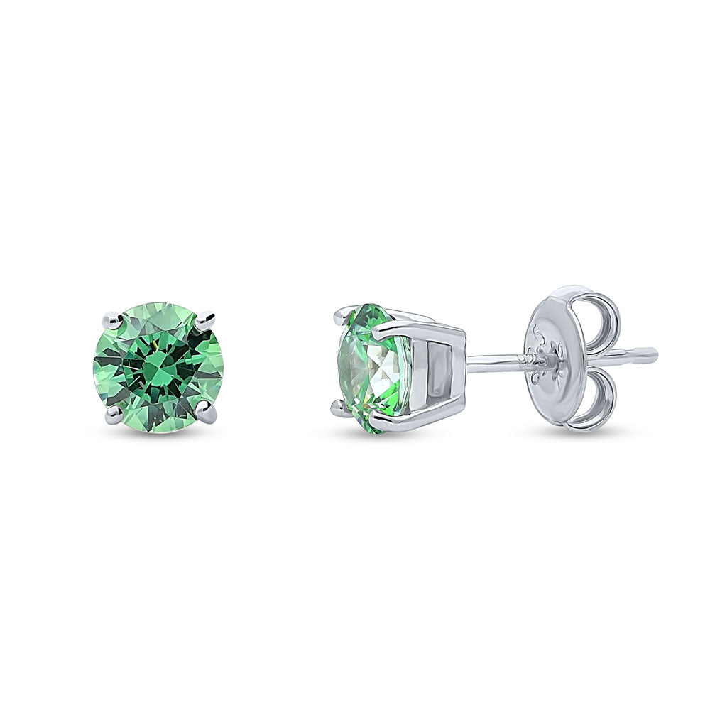 Solitaire 1.6ct CZ Stud Earrings in Sterling Silver, 7 of 18