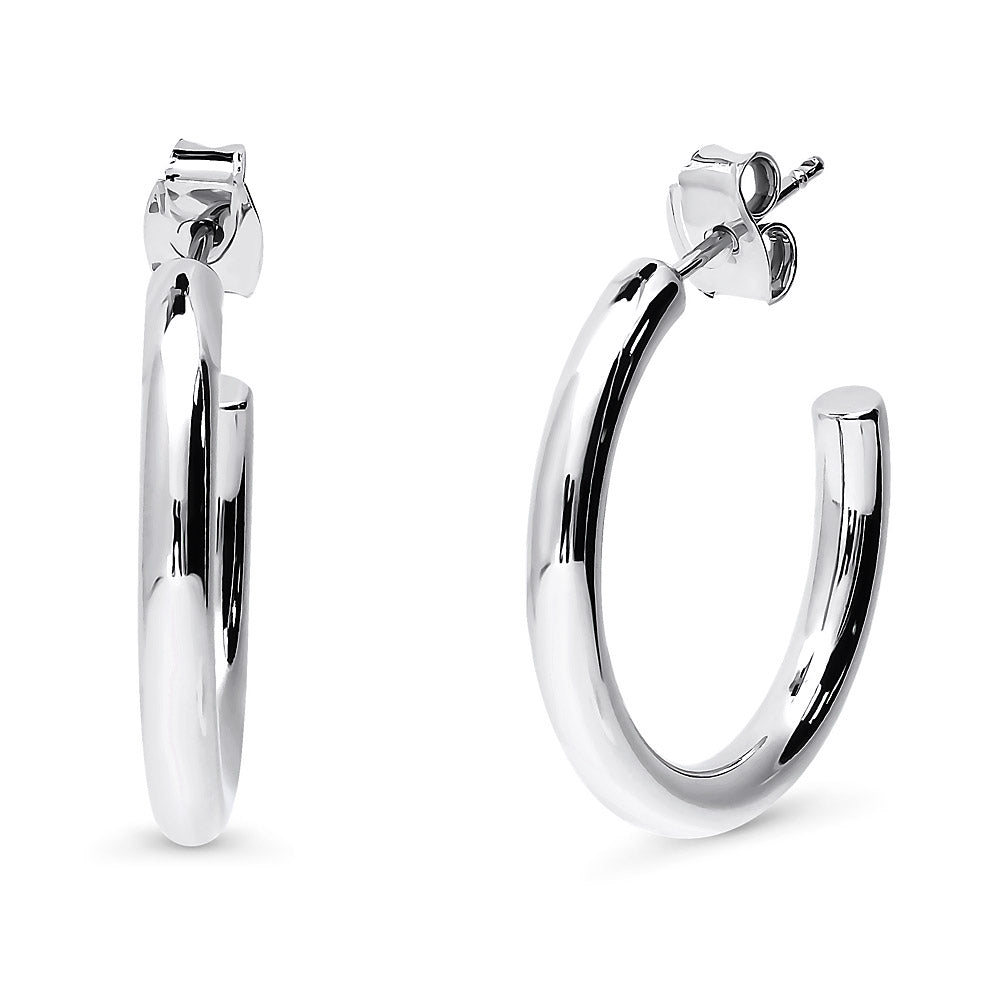 Medium Hoop Earrings 0.98 inch, 2 of 7