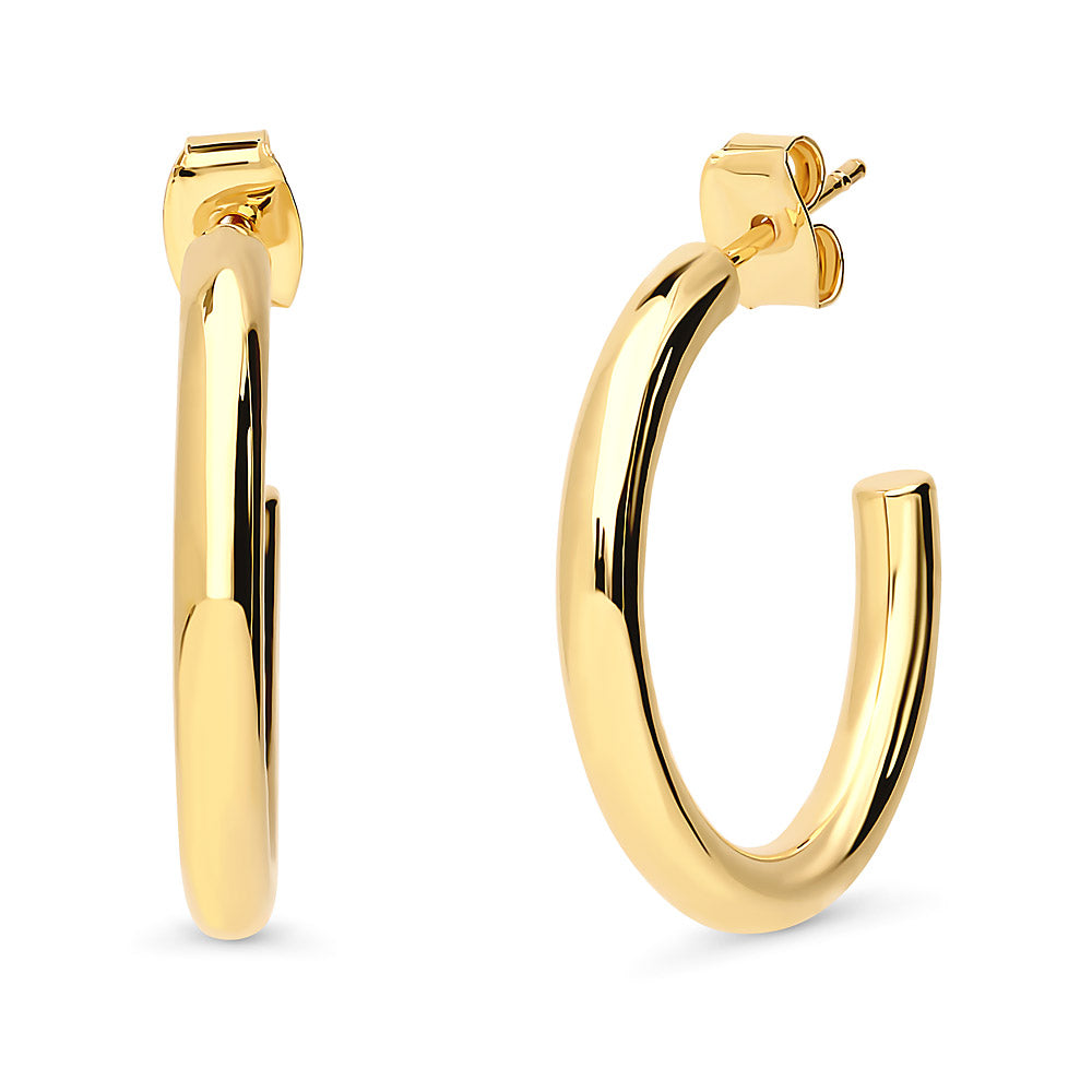 Medium Hoop Earrings 0.98 inch, 1 of 7