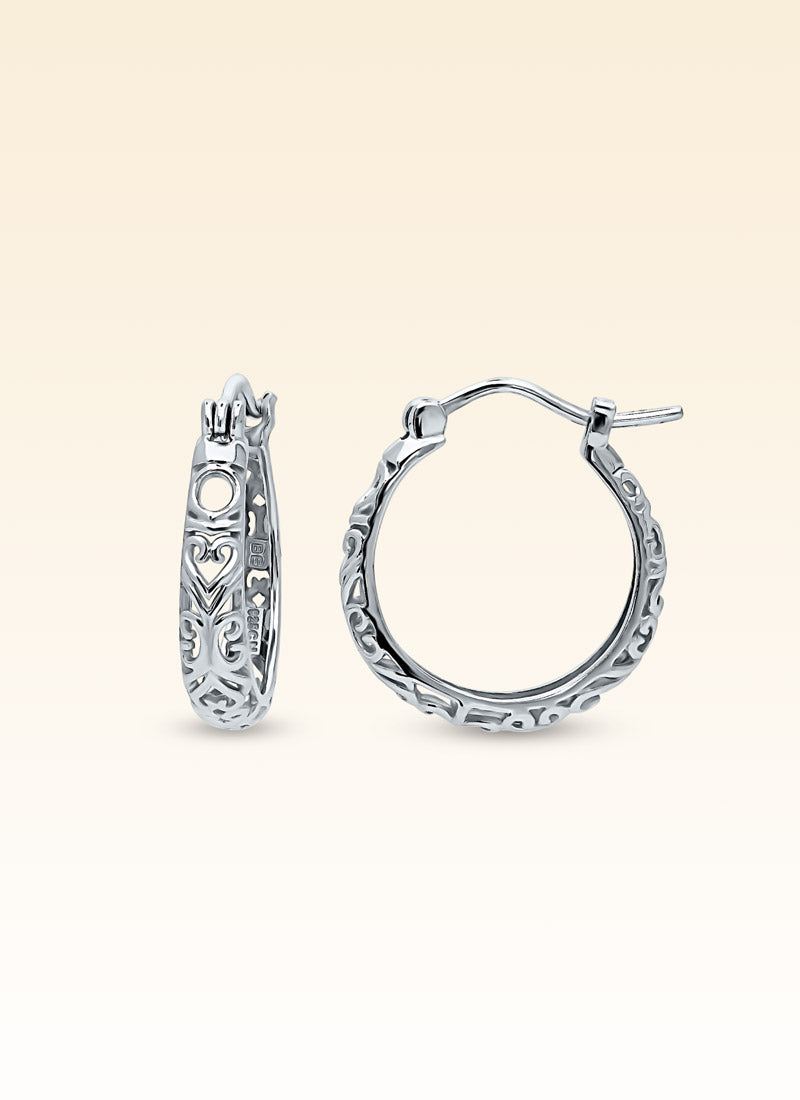 FILIGREE HOOPS