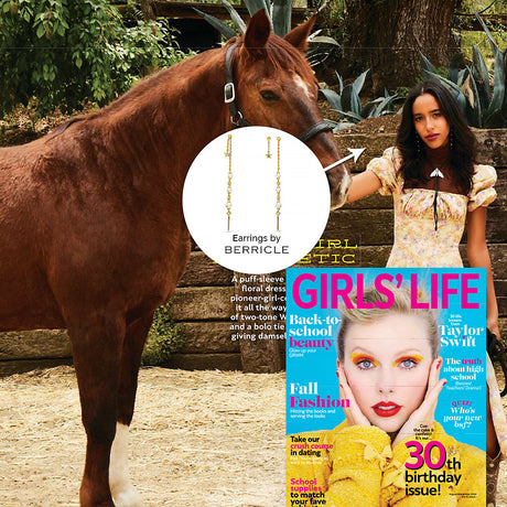 Graphic Designer Magazine / Publication Features Bar Dangle Earring