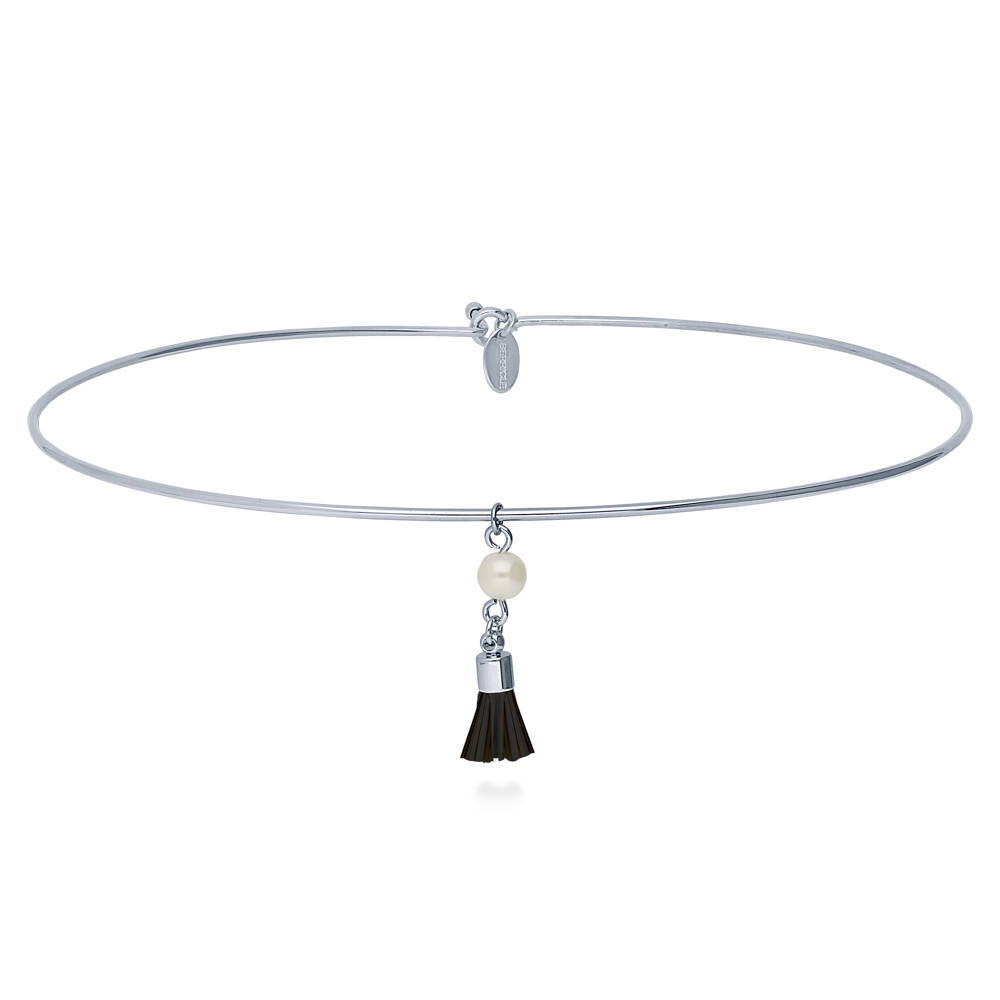 Tassel Imitation Pearl Choker, 4 of 12