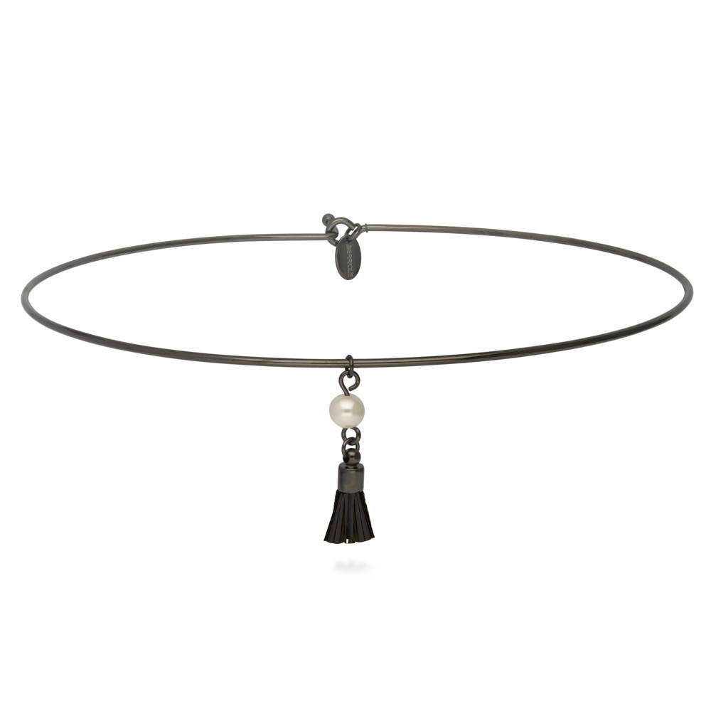 Tassel Imitation Pearl Choker, 5 of 12