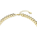 Front view of Curb Chain Bracelet and Necklace, 2 Piece, Gold-Tone