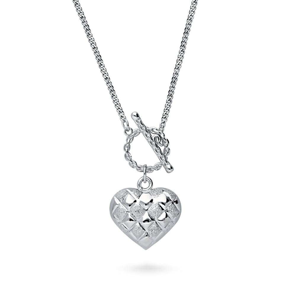 Heart Paperclip Chain Necklace, 2 Piece, 10 of 18