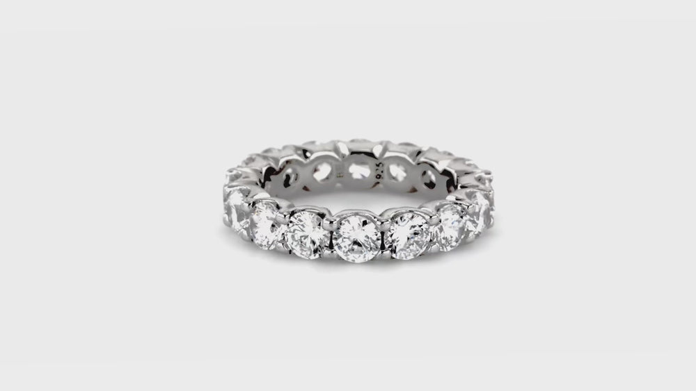 CZ Eternity Ring in Sterling Silver, 3 of 10