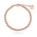 Bead Bead Bracelet, Rose Gold-Tone