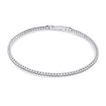 Alternate view of Flexible CZ Bangle in Sterling Silver