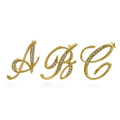 Initial Letter Pin in Gold-Tone