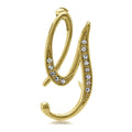 Initial Letter Pin in Gold-Tone, G