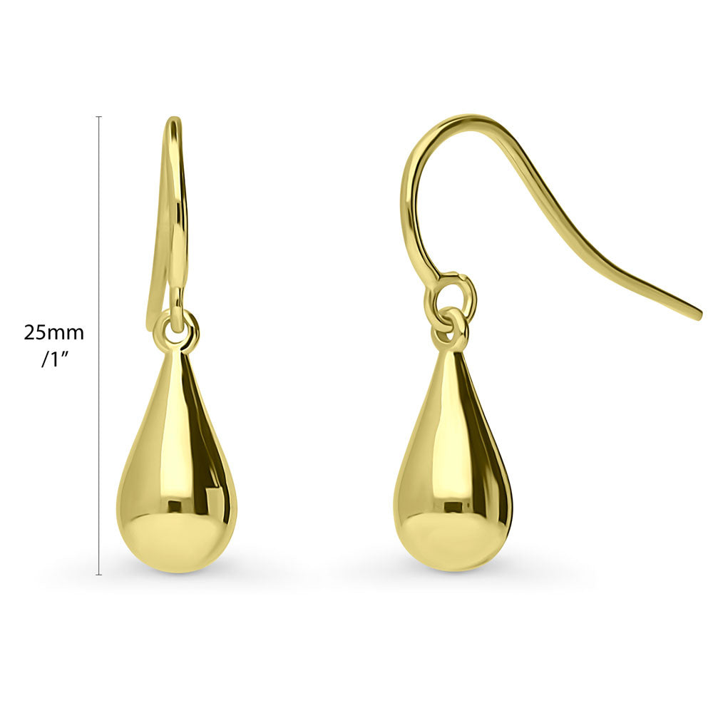 Joan Gold Teardrop Earrings, Gold Dew Drop Earrings, Silver Stainless Steel  Gold Teardrop Sculptural Earrings, Gifts for Her - Etsy Canada