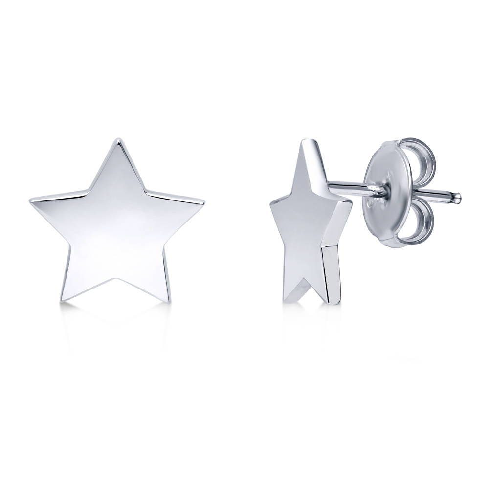 Star Necklace and Earrings Set in Sterling Silver, 4 of 10