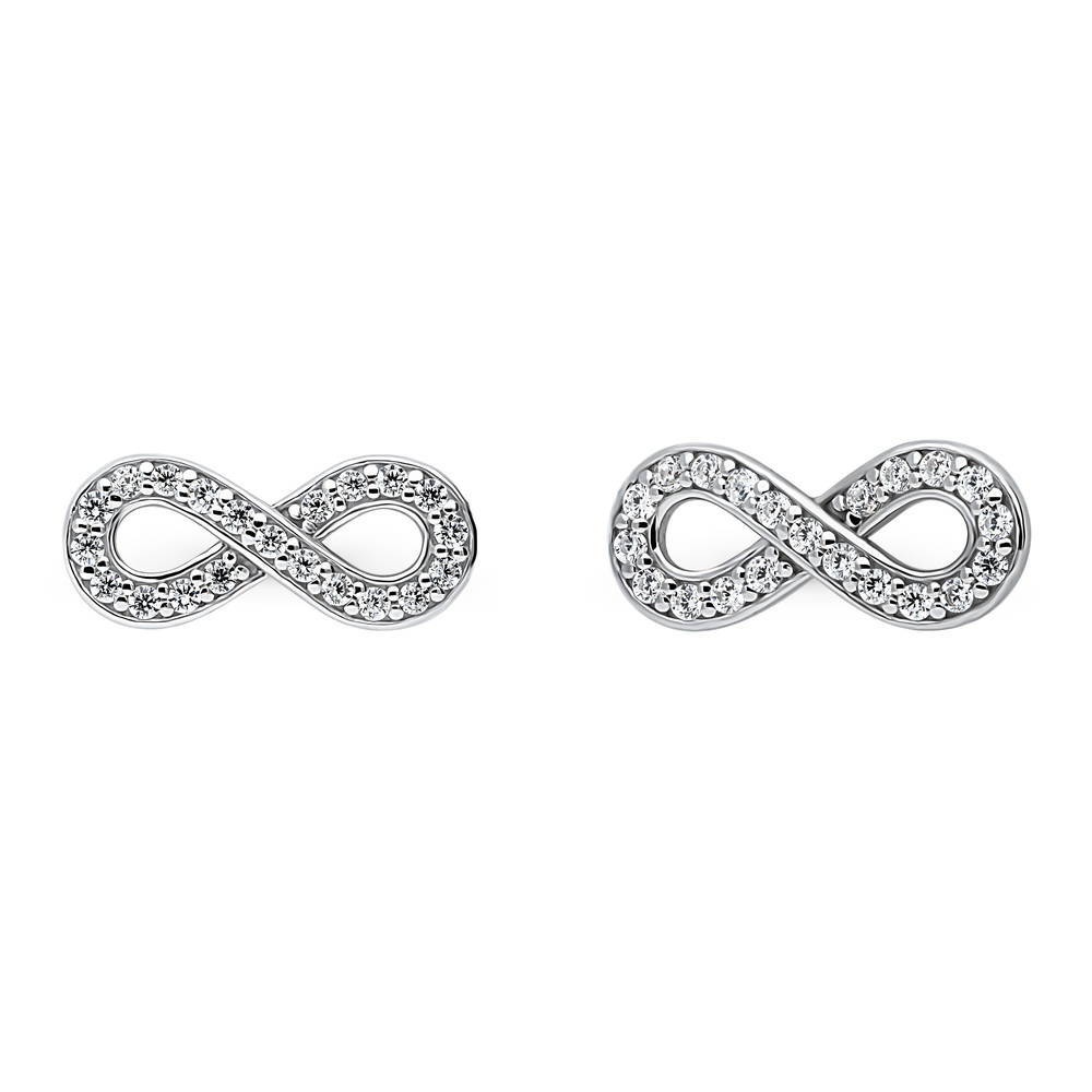 Sterling Silver Infinity CZ Fashion Anniversary Set #VS806-01