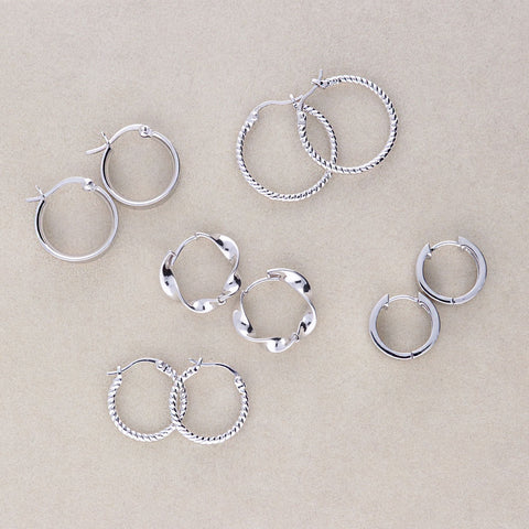 Image Contain: Cable Hoop Earrings, Hoop Earrings, Woven Hoop Earrings