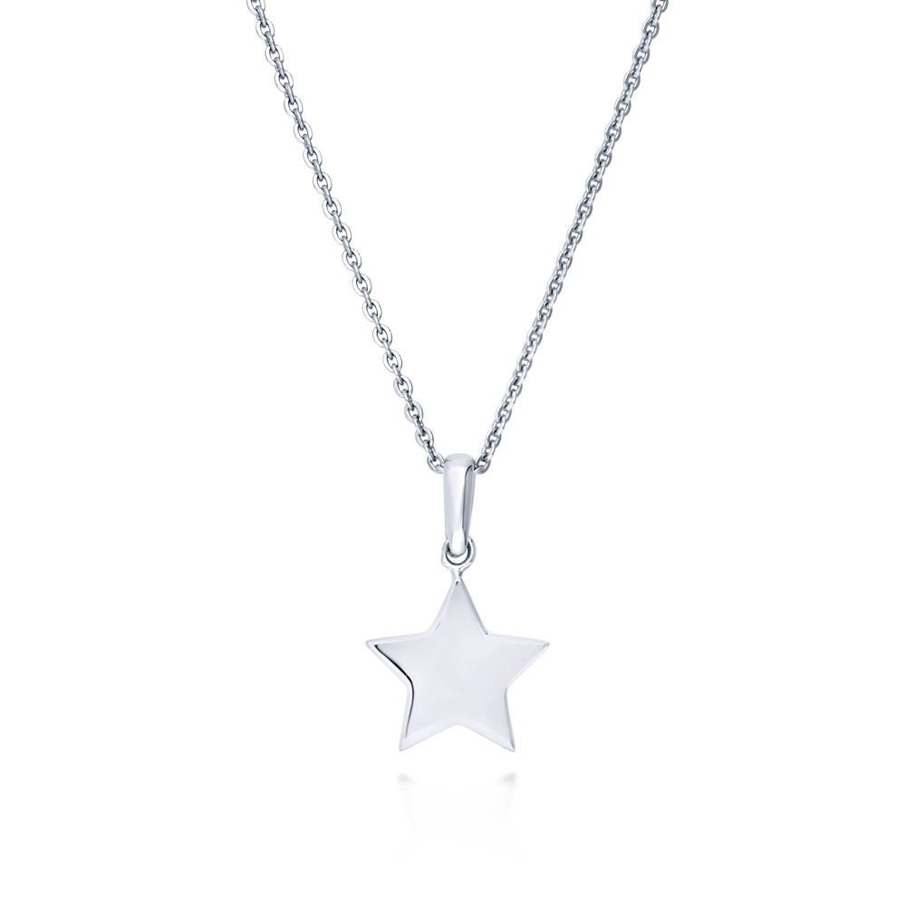 Star Necklace and Earrings Set in Sterling Silver, 5 of 10