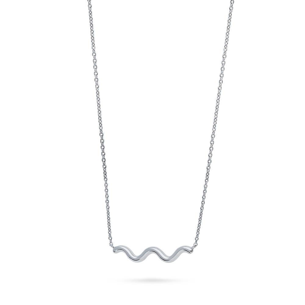 Silver Wave Link Necklace – JG Kronenberger Fine Jewelry