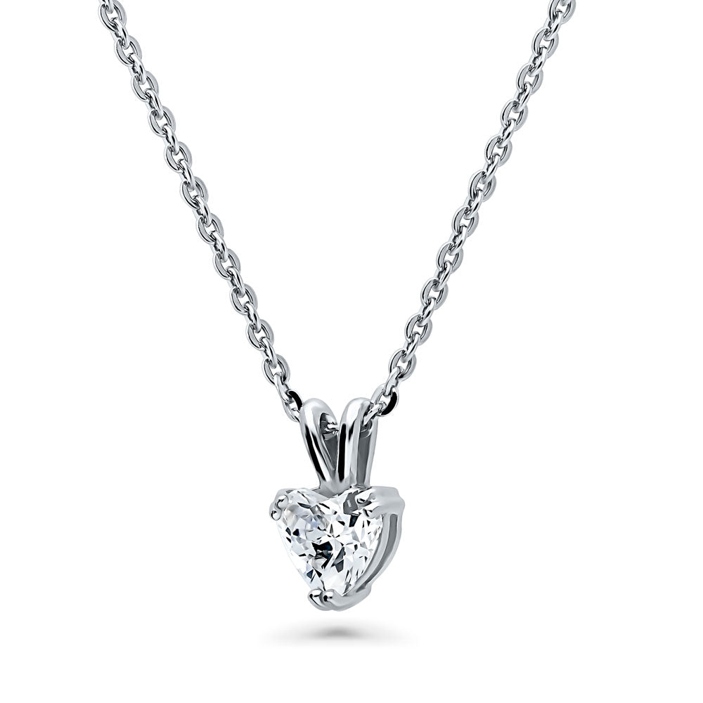 Sterling silver cz deals pendant