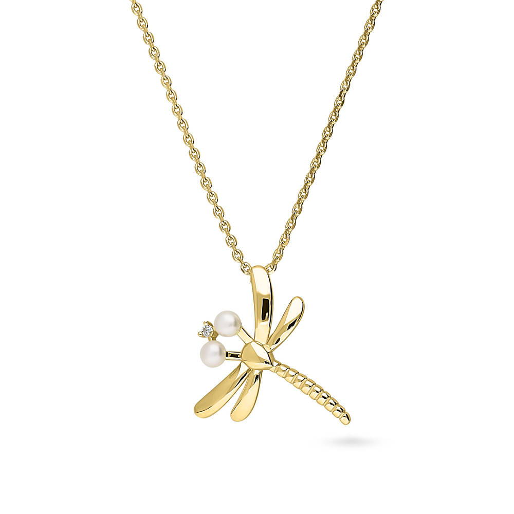 Gold and Diamond Dragonfly Necklace – Nicole Rose Fine Jewelry