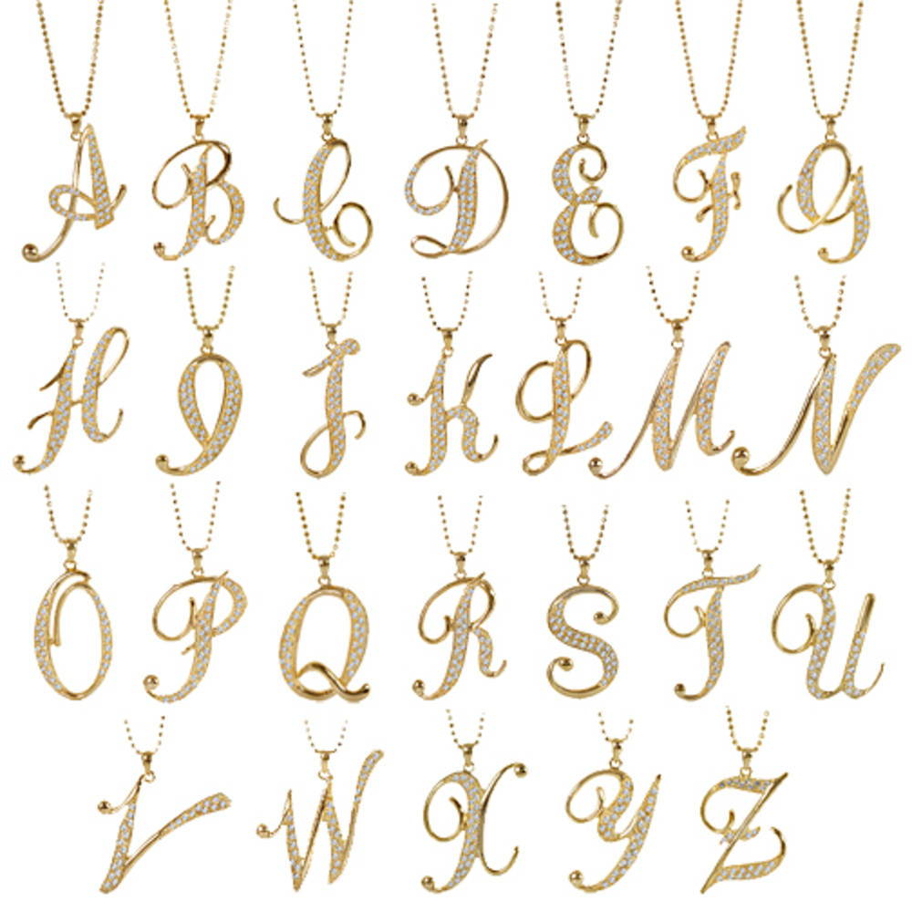 Initial sale alphabet necklace